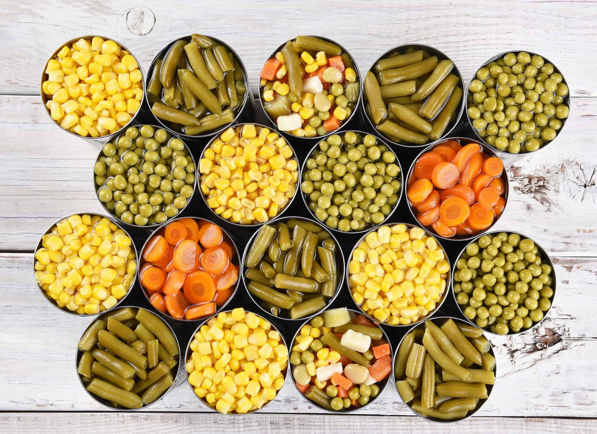 canned vegetables are vegan pantry items