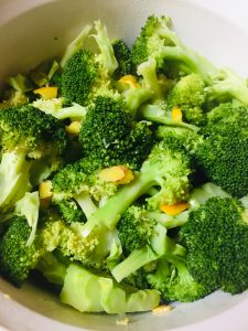 broccoli with orange ginger butter recipe
