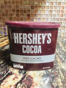 Hershey's Cocoa 100% Cacao to make chocolate frosting