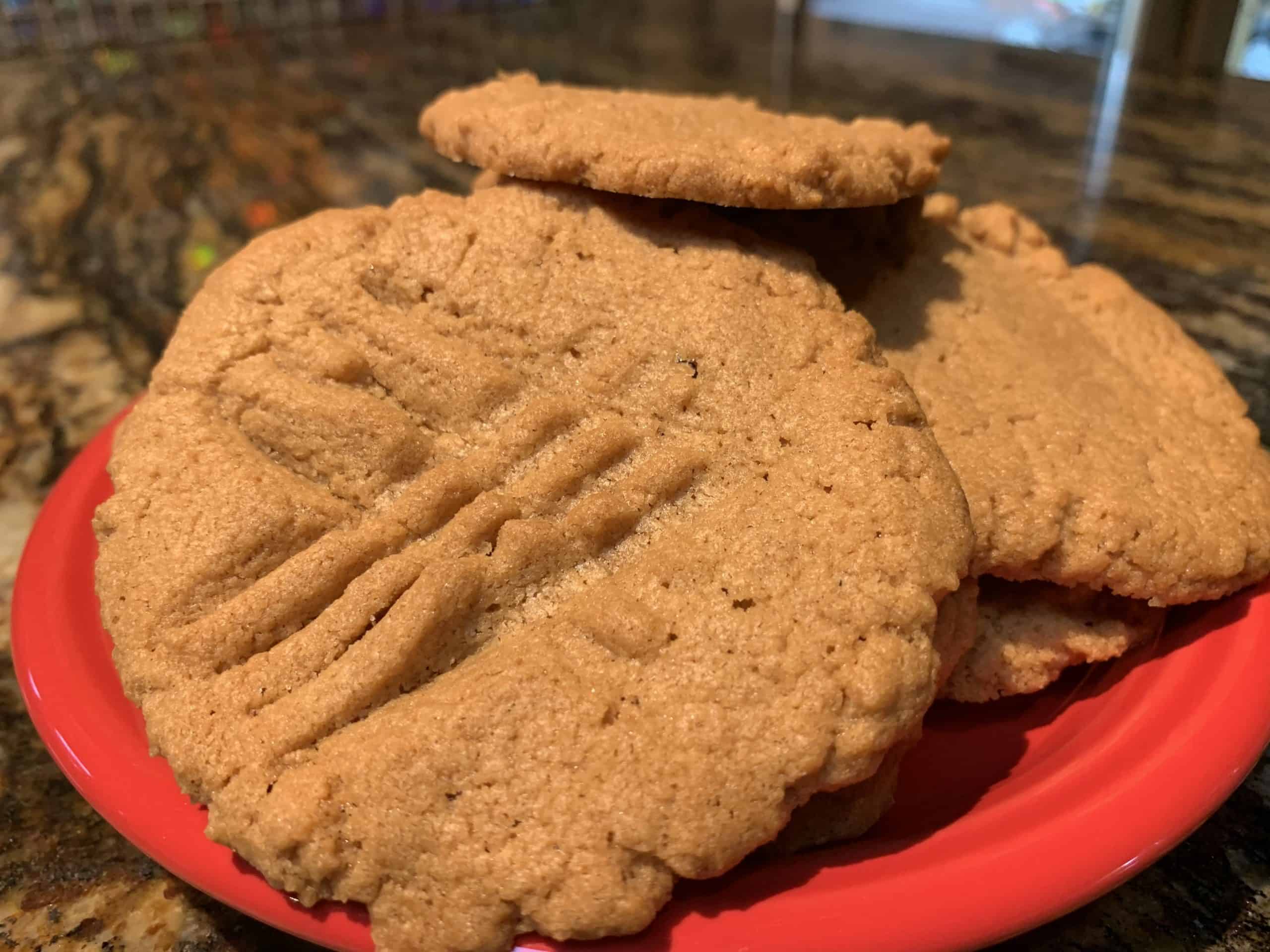 Peanut Butter Cookies ~ 3 Ingredients and You’re Done
