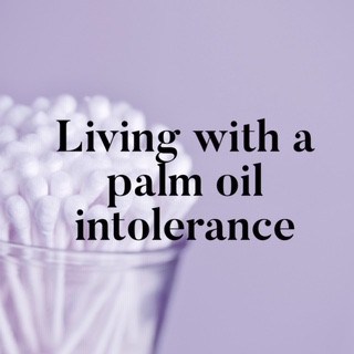 personal care items with palm oil intolerance