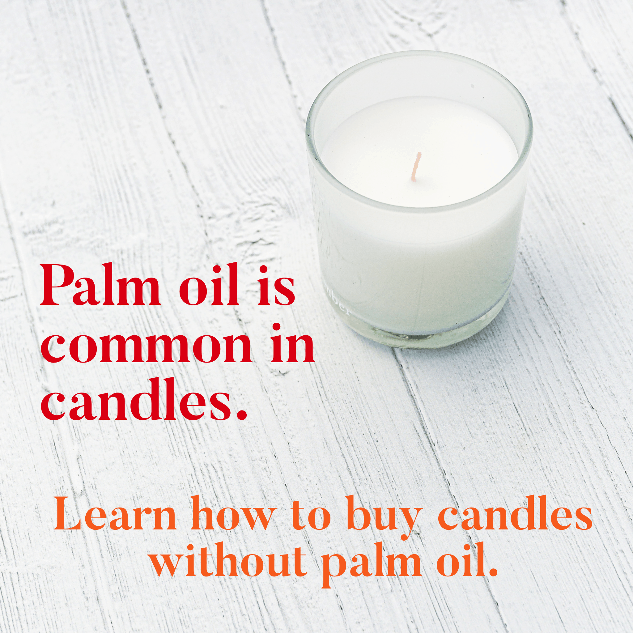 Candles Without Palm Oil | List of Palm Wax Free Candles