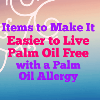 items to make it easier to live palm oil free