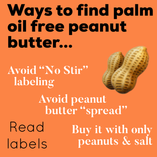 ways to find palm oil free peanut butter