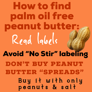 palm oil free nut butters
