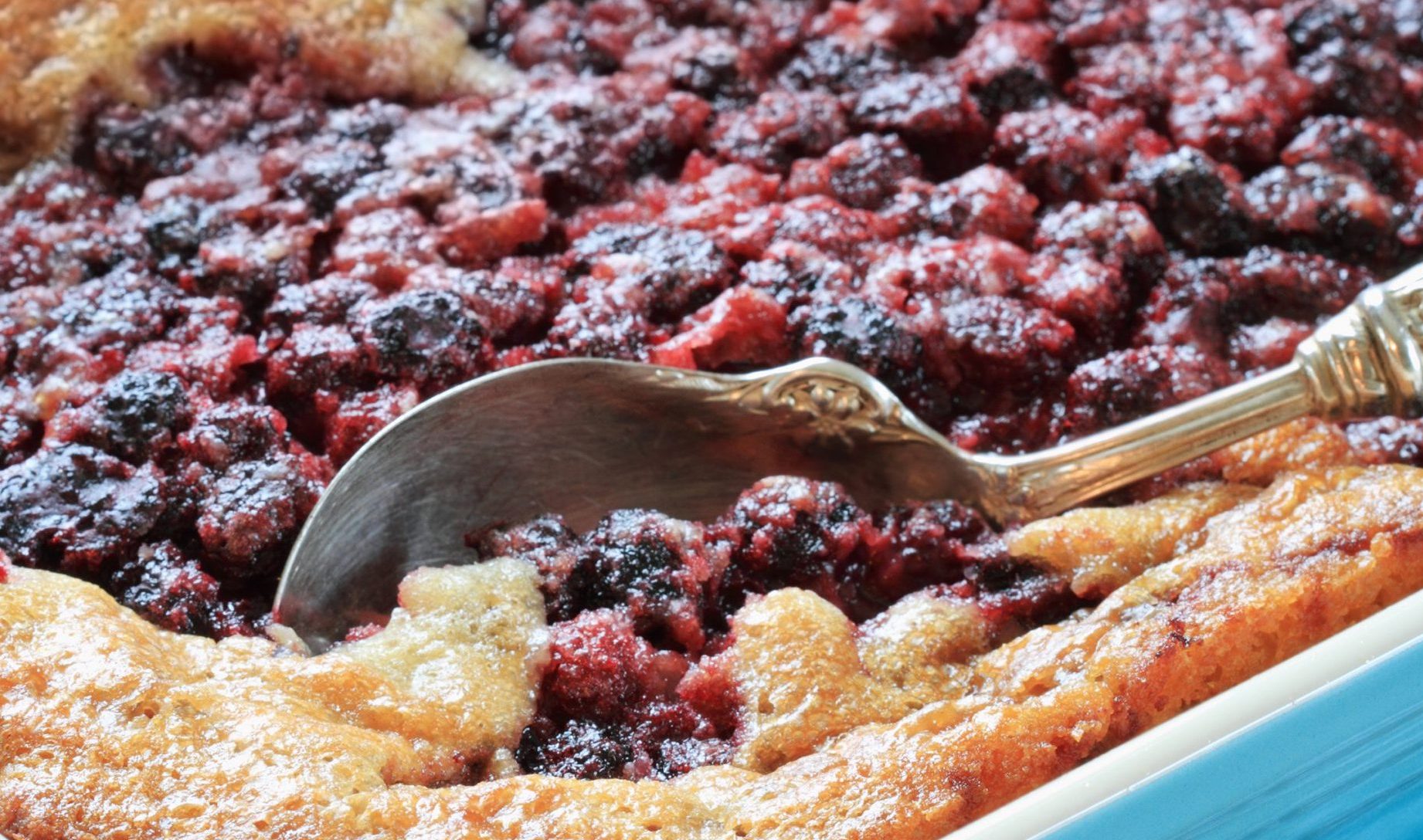 Blackberry Cobbler Recipe with Fresh or Frozen Berries