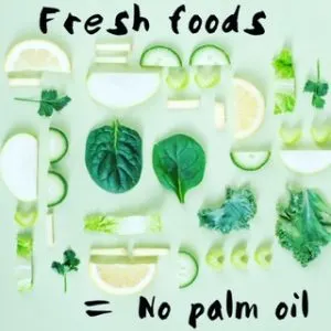 fresh foods don't contain palm oil