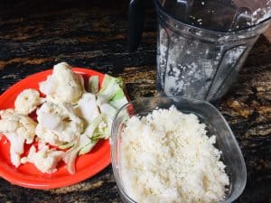 how to make cauliflower rice
