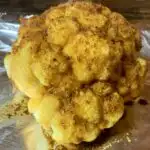 whole roasted cauliflower