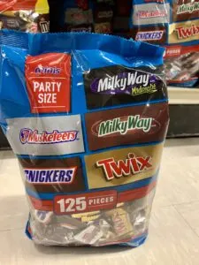 Mixed Party Size Bag 3Musketeers Milky Way Snickers Twix