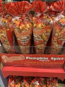 Popcornopolis Pumpkin Spice Popcorn Cones