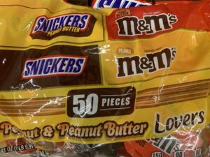 Peanut and Peanut Butter Lovers Candy Mix Bag