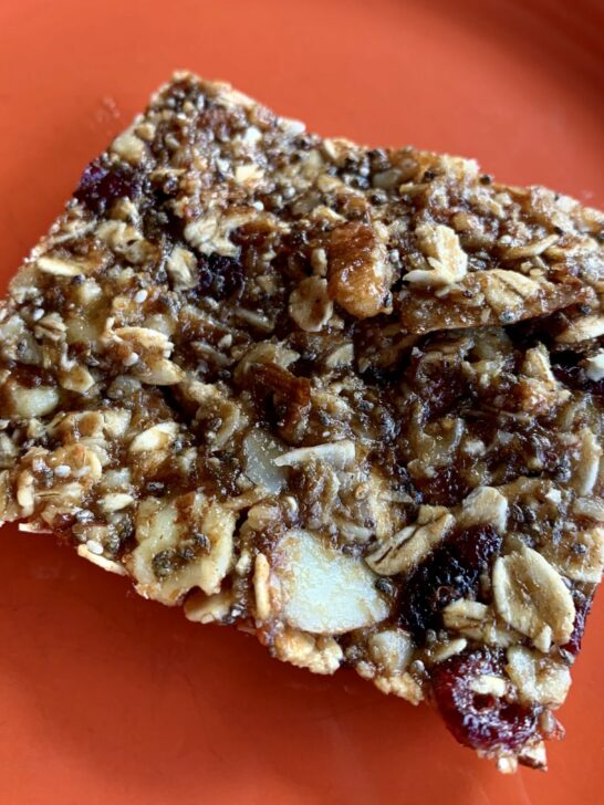 Vegan Bars Recipe With Dates and No Palm Oil