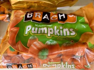 Pumpkins candy corn