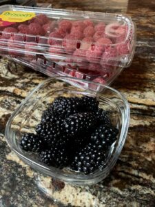 blackberries raspberries