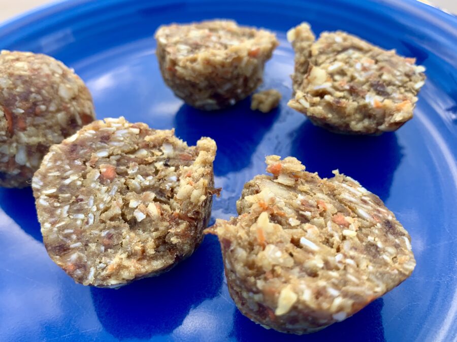 carrot and date bliss balls