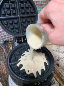 how to make chocolate chip waffles