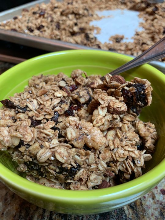 Granola Recipe ~ Fast, Easy and Healthy
