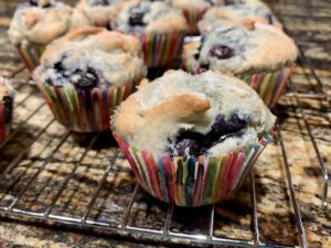 blueberry muffins with frozen blueberries