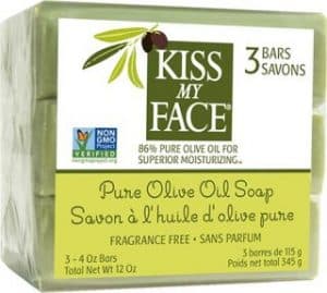 Kiss My Face Olive Oil bar soap without palm oil