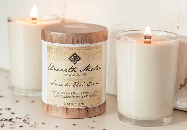 Unearth Malee palm oil free candle