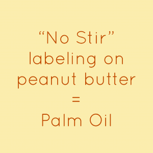 no stir equals palm oil in peanut butter