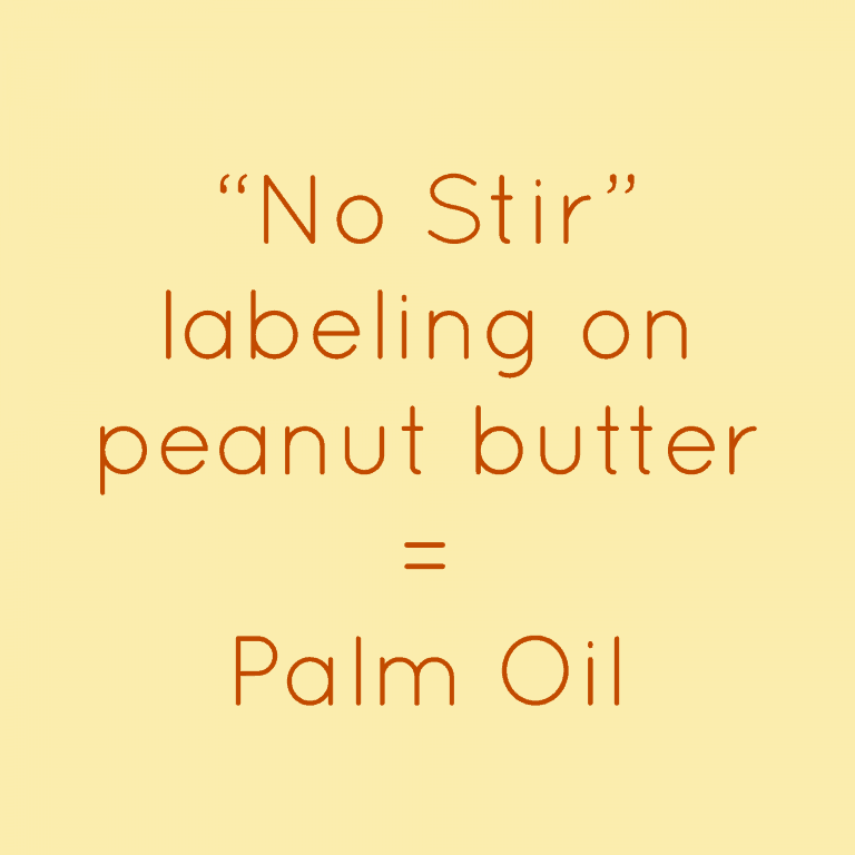 Peanut Butter Without Palm Oil List of Palm Oil Free Peanut Butter