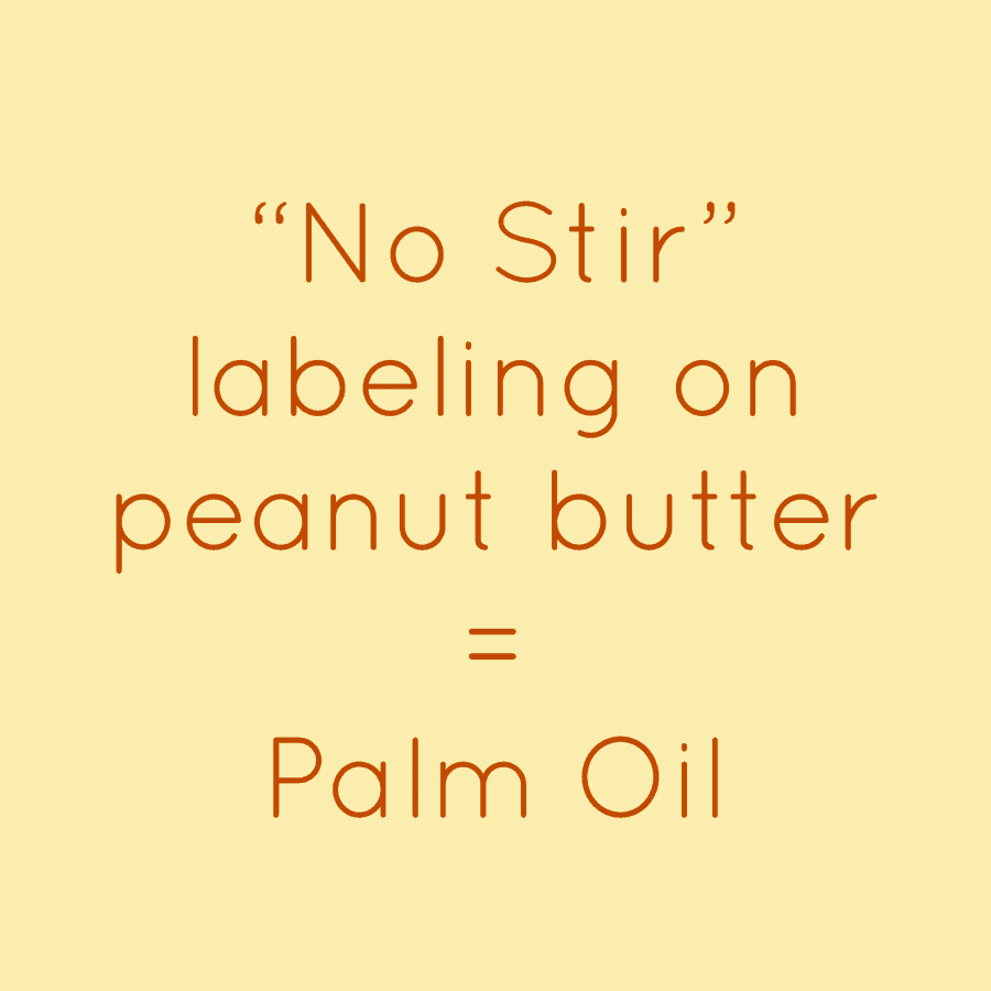 Peanut Butter Without Palm Oil | List of Palm Oil Free Peanut Butter