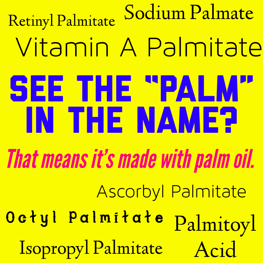 names for palm oil