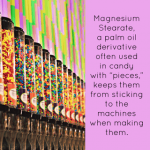 magnesium stearate in candy