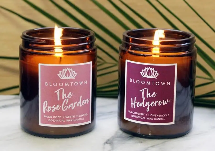 palm oil free candles in UK